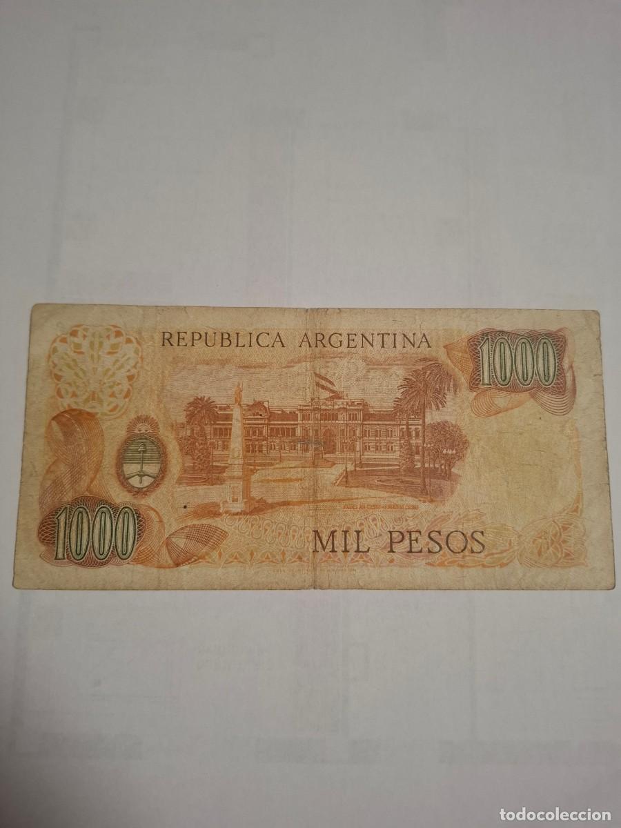 Billetes extranjeros: BILLETE DE ARGENTINA DE 1000 PESOS - Foto 2