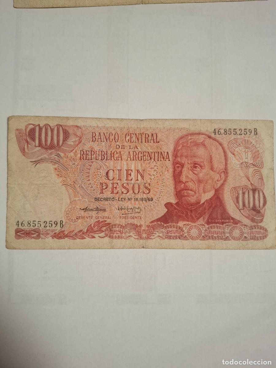 Internationale Banknoten: BILLETE DE ARGENTINA DE 100 PESOS