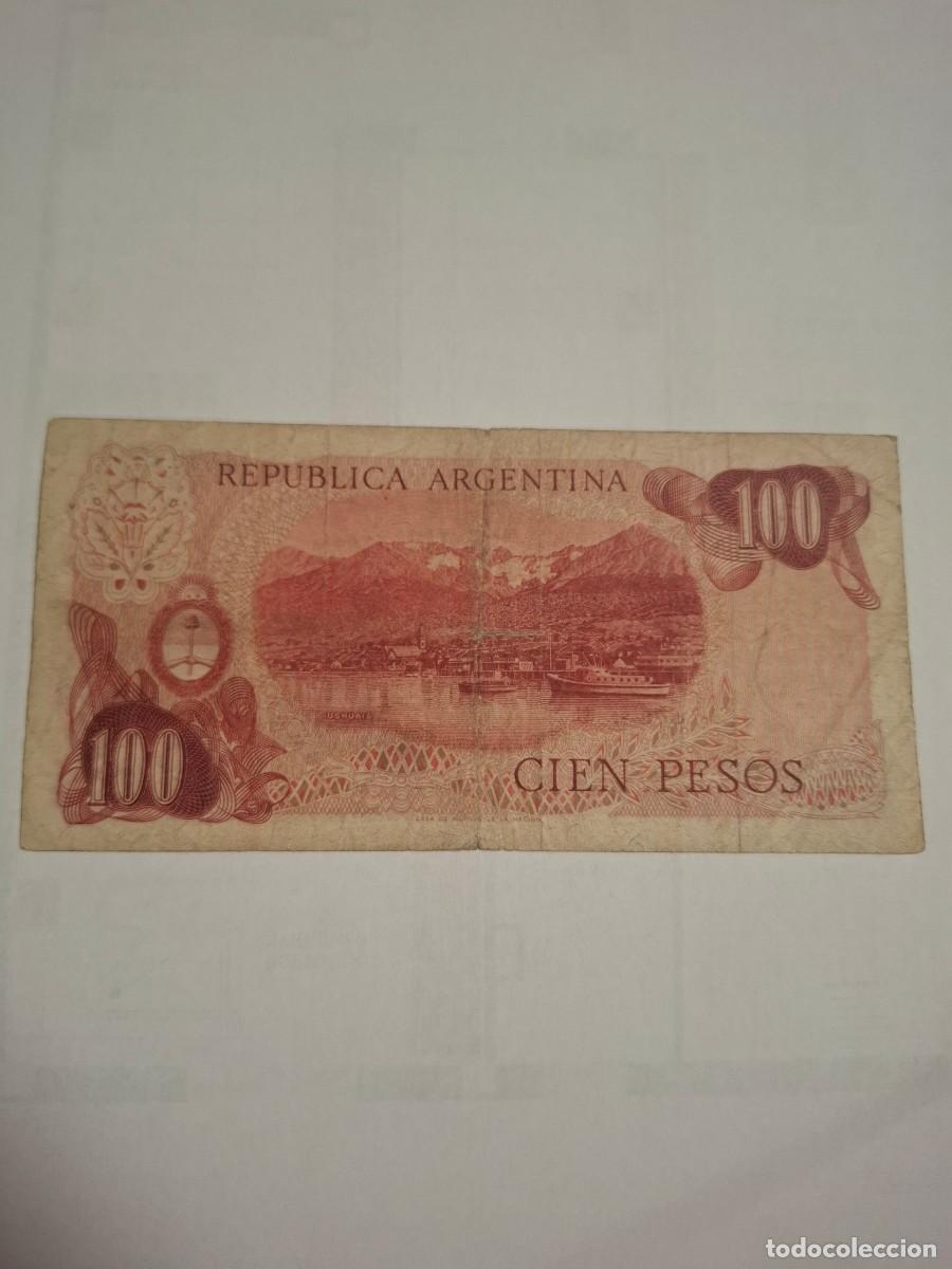 Billetes extranjeros: BILLETE DE ARGENTINA DE 100 PESOS - Foto 2