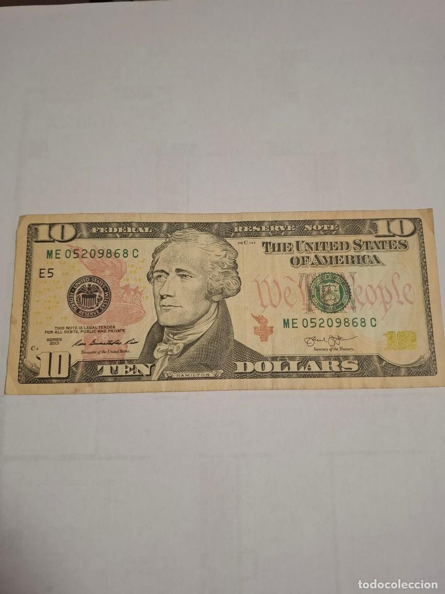 Internationale Banknoten: BILLETE DE ESTADOS UNIDOS DE 10 DOLARES