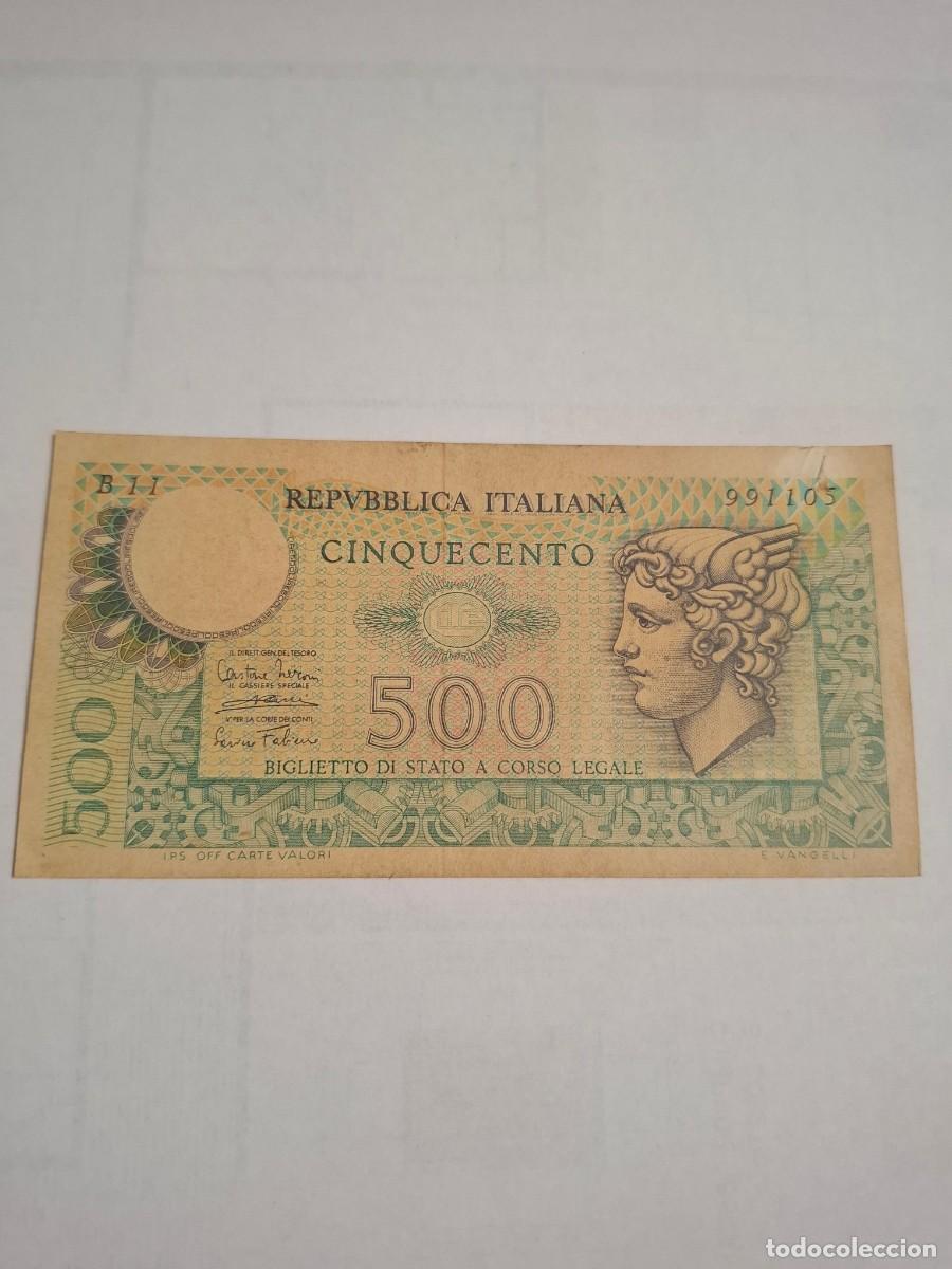 Internationale Banknoten: BILLETE DE ITALIA DE 500 LIRAS
