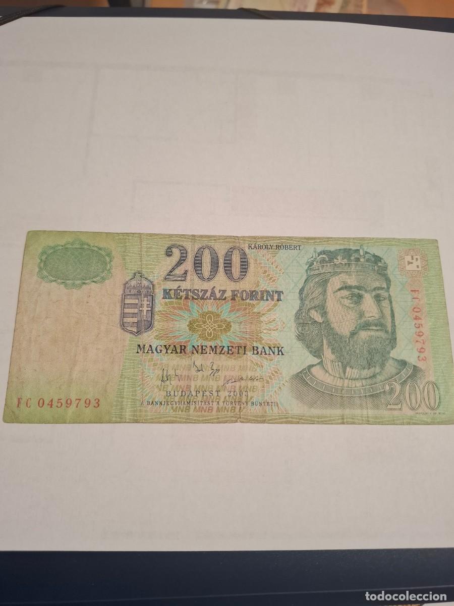 Notas Internacionais: BILLETE DE HUNGRIA DE 200 FORINT