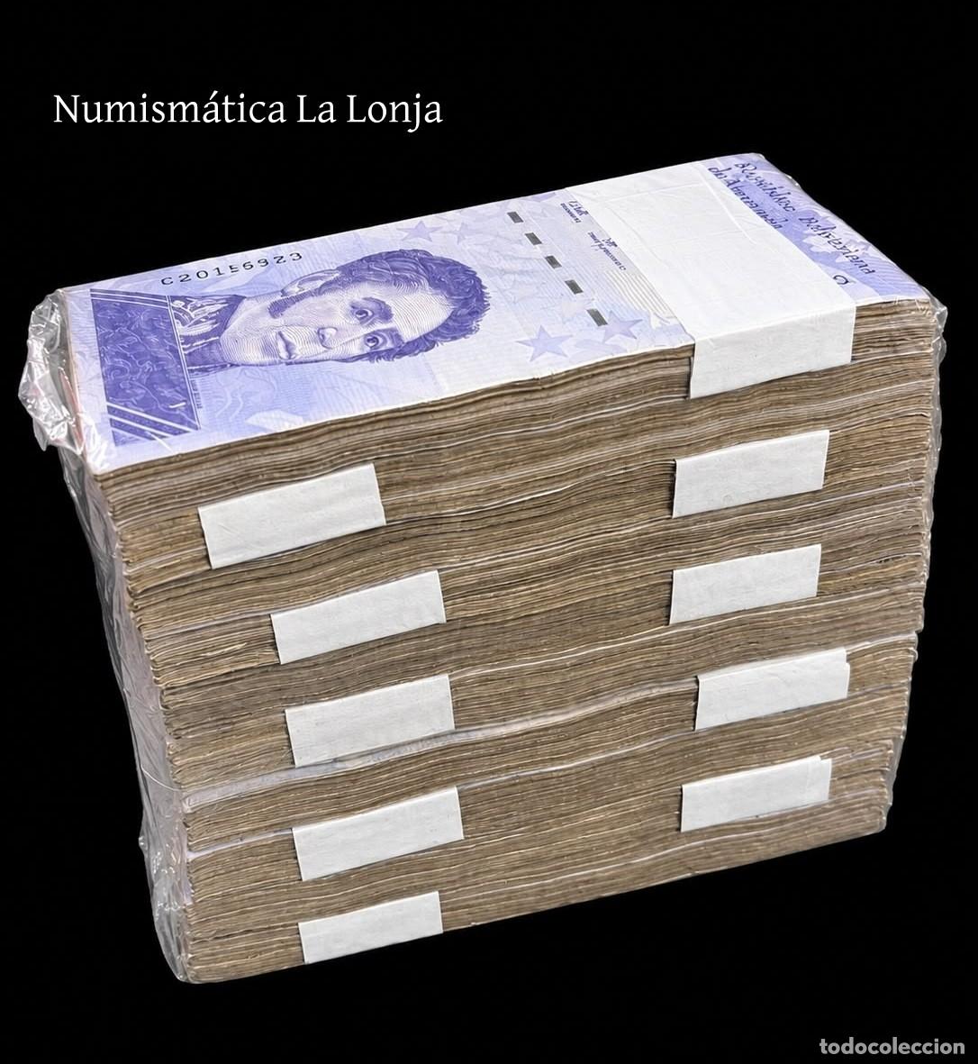 Billetes extranjeros: Venezuela Brick 1000 Billetes 1/2 Millon 500000 Bol&iacute;vares 2020 Pick 113 Usados