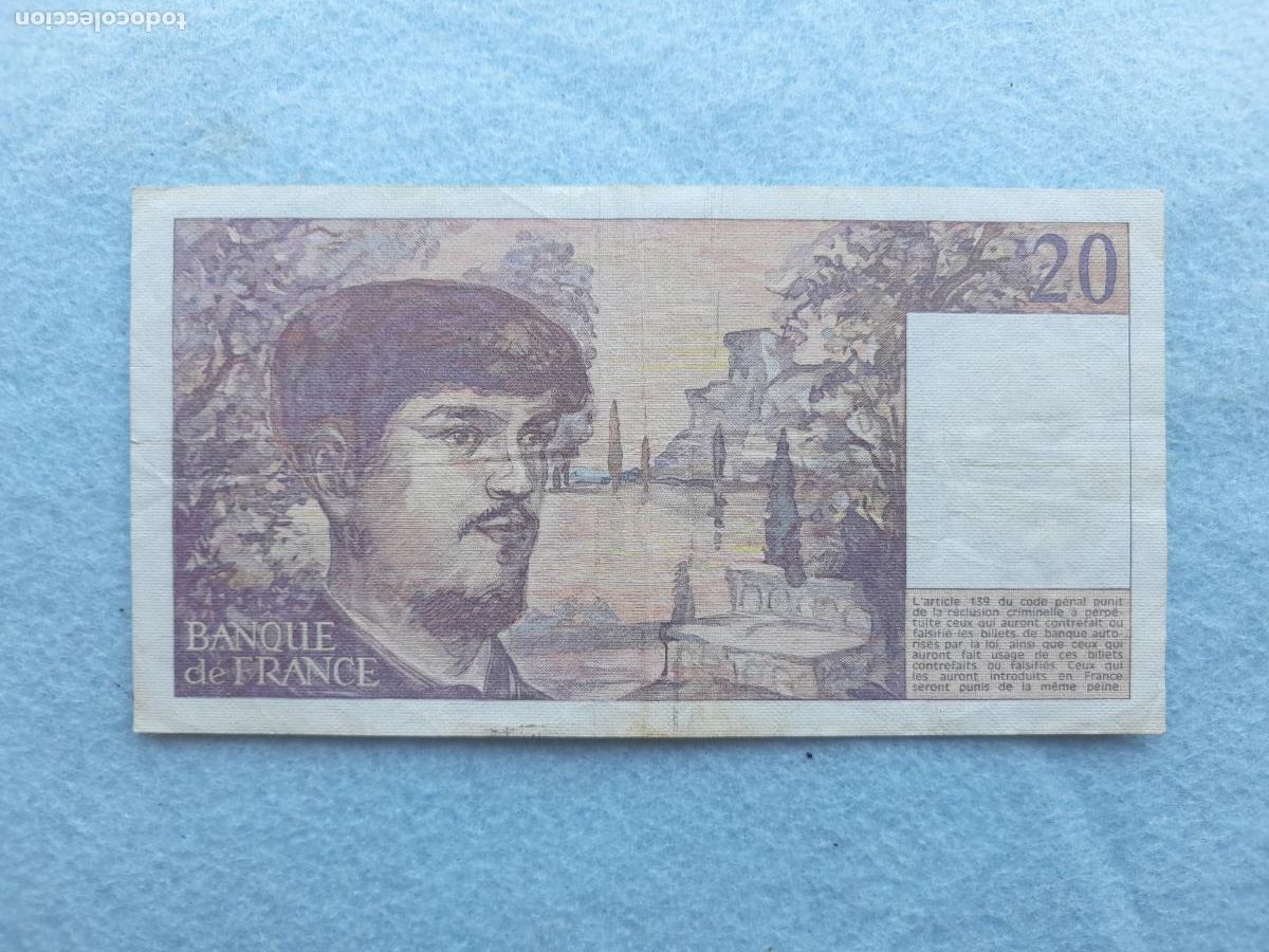 Notas Internacionais: Francia. 20 francos. A&ntilde;o 1980.