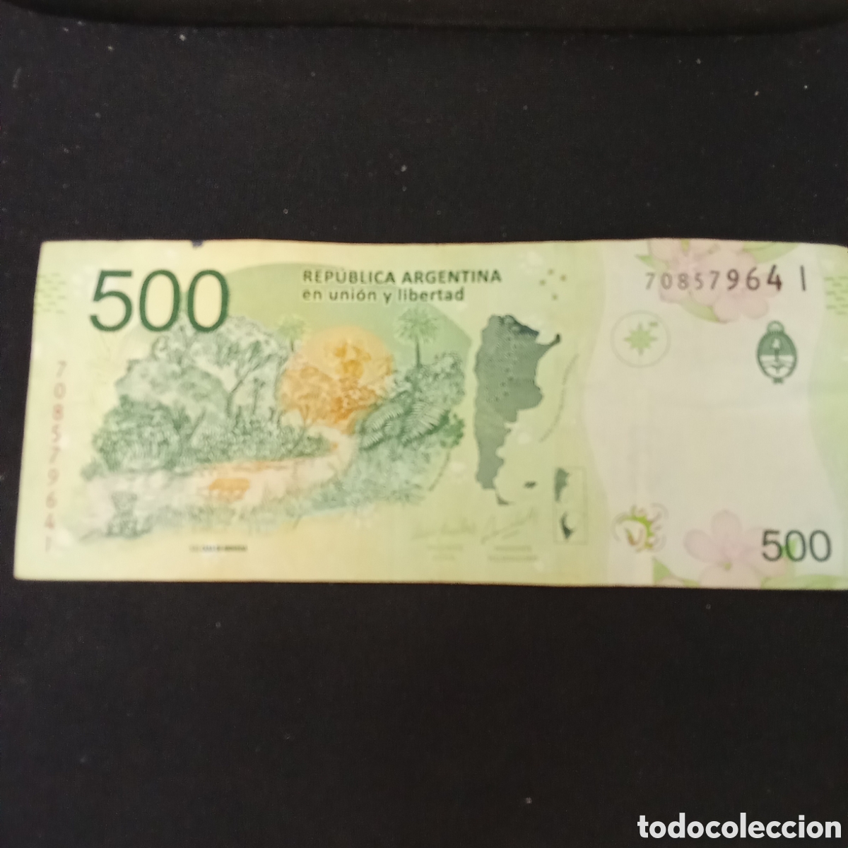 Billetes extranjeros: Billete Argentina 500 pesos - Foto 2