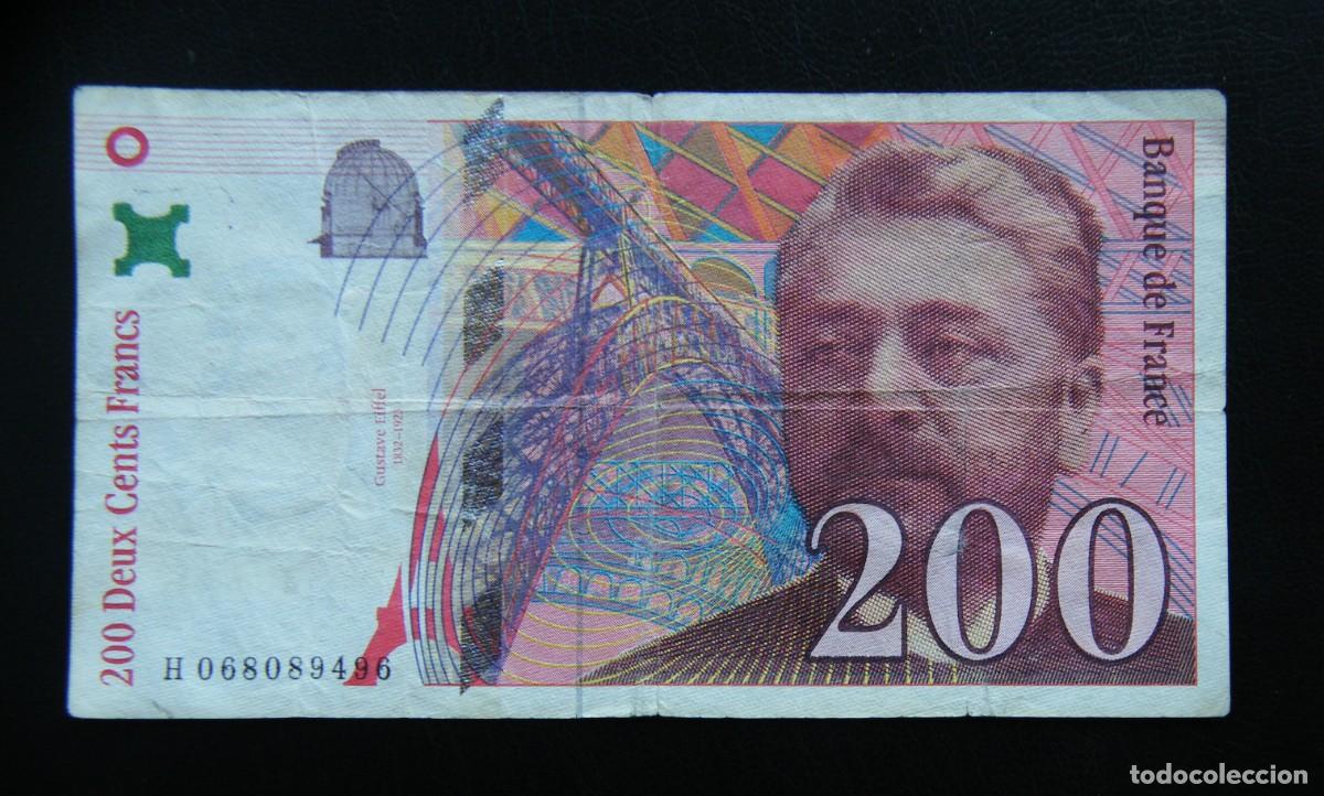 International Banknotes: FRANCIA BILLETE DE 200 FRANCOS 1997 &uml;EIFFEL&uml; CIRCULADO