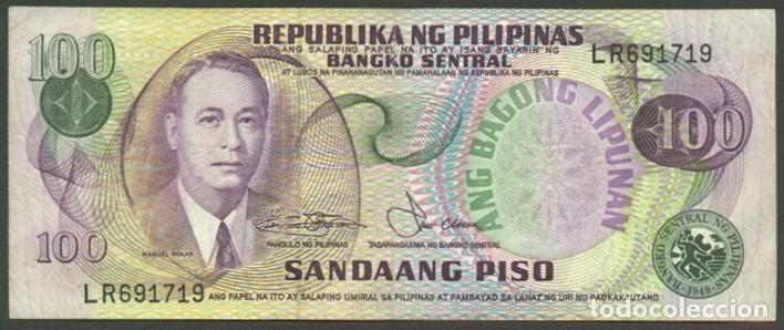 Billetes extranjeros: FILIPINAS. 100 piso S/F(1978). Firma 9. Pick 164b.