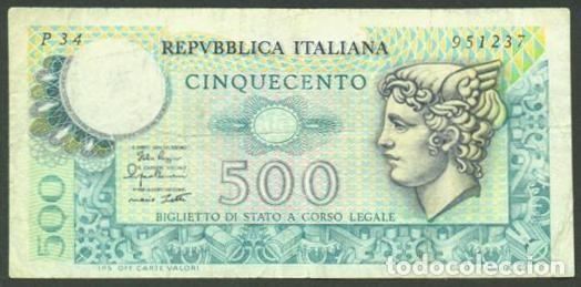 Billetes extranjeros: ITALIA. 500 lire 2.4.1979. Pick 94.
