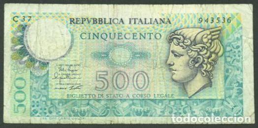 Billetes extranjeros: ITALIA. 500 lire 2.4.1979. Pick 94.