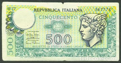Billetes extranjeros: ITALIA. 500 lire 14.2.1974. Pick 94.