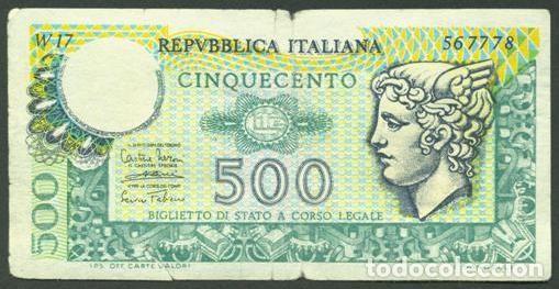 Billetes extranjeros: ITALIA. 500 lire 14.2.1974. Pick 94.