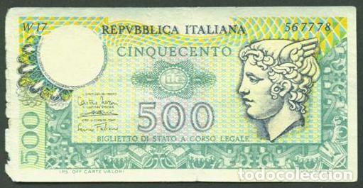 Billetes extranjeros: ITALIA. 500 lire 14.2.1974. Pick 94.