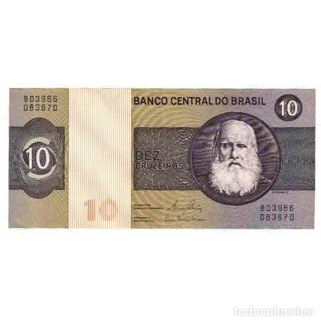 Billetes extranjeros: [#330171] Billete, 10 Cruzeiros, 1980, Brasil, KM:193e, UNC