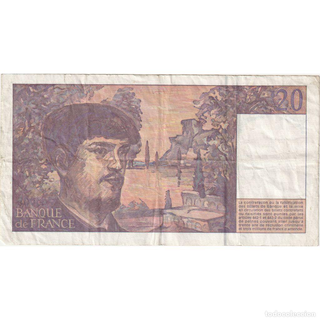 Billetes extranjeros: [#1290828] Francia, 20 Francs, Debussy, G.059554842, MBC - Foto 2