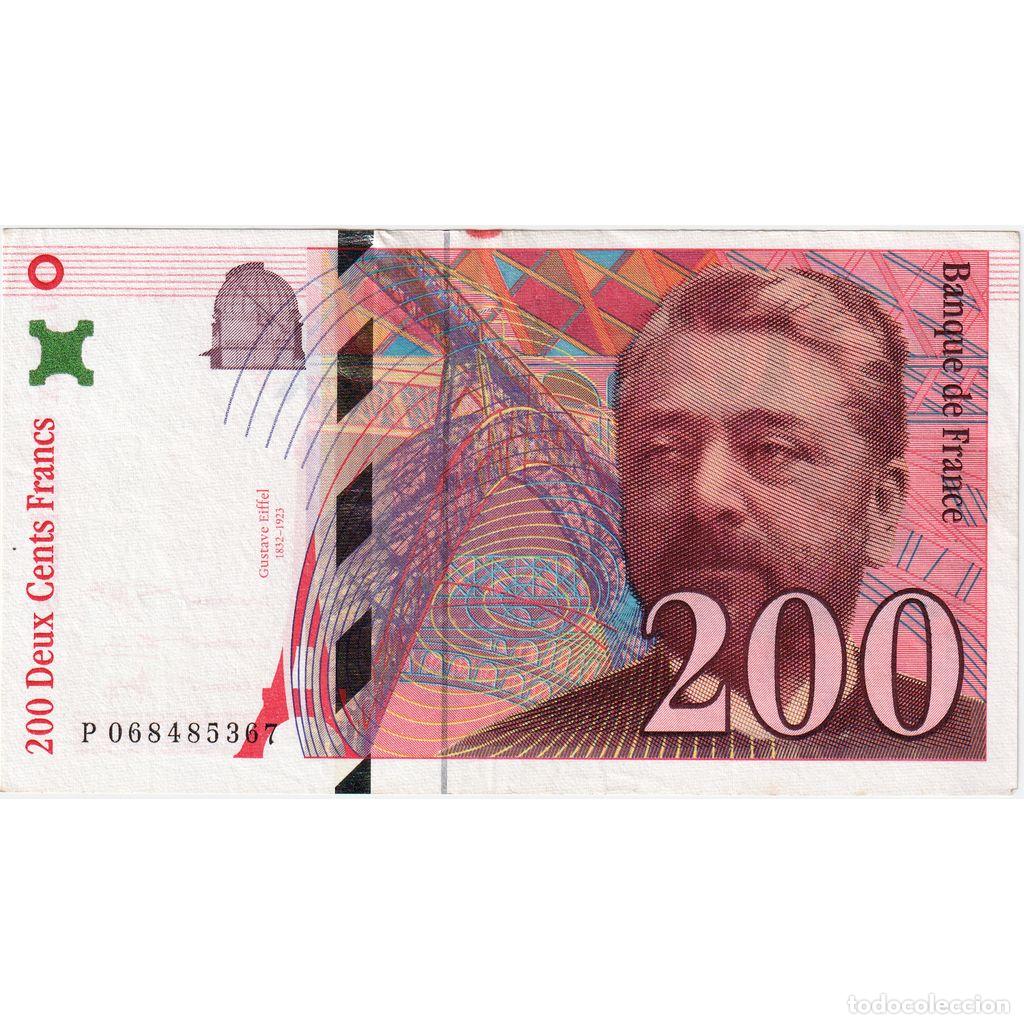 Internationale Banknoten: [#1293917] Francia, 200 Francs, Eiffel, P068485367, MBC