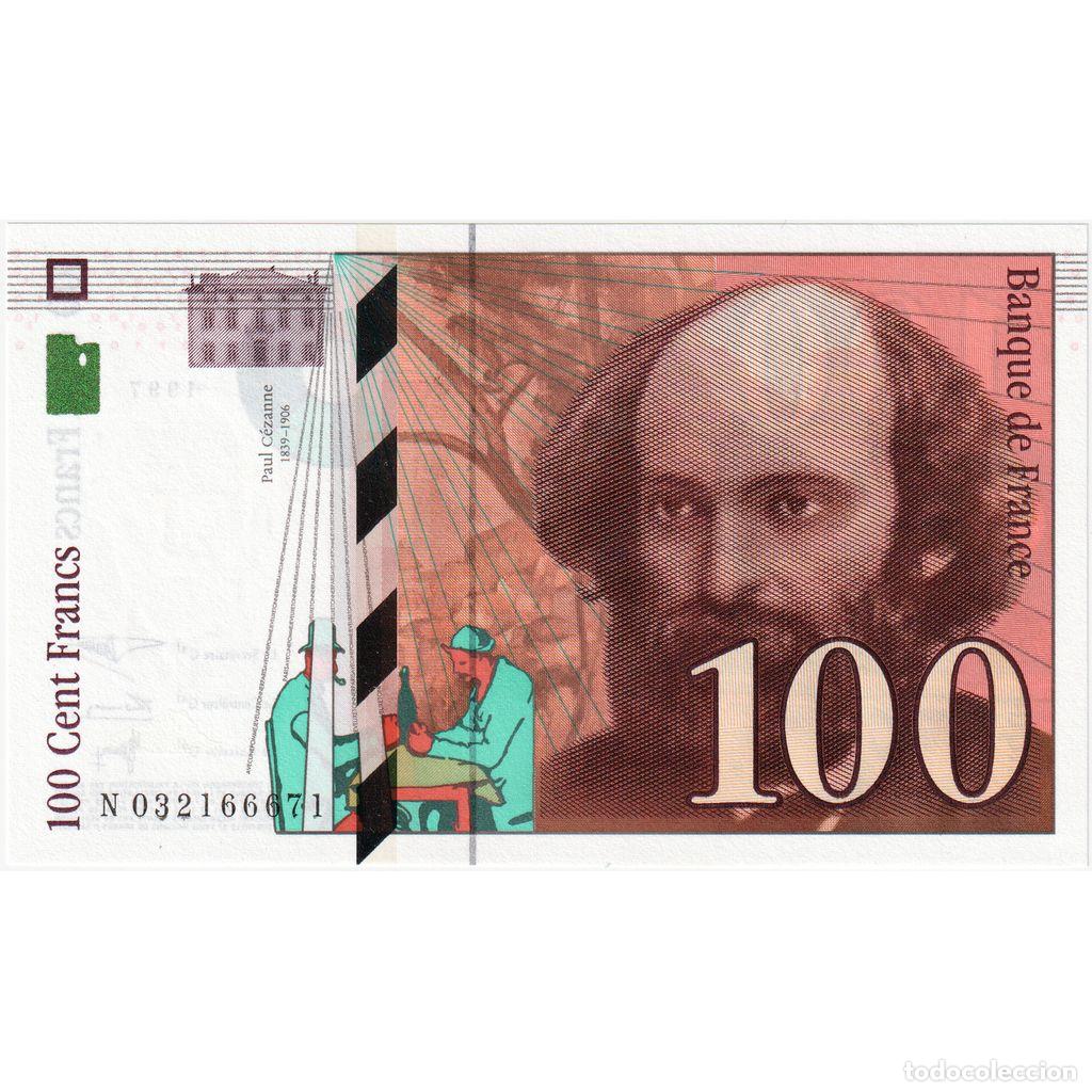 Billetes extranjeros: [#336078] Francia, 100 Francs, C&eacute;zanne, N.032, UNC