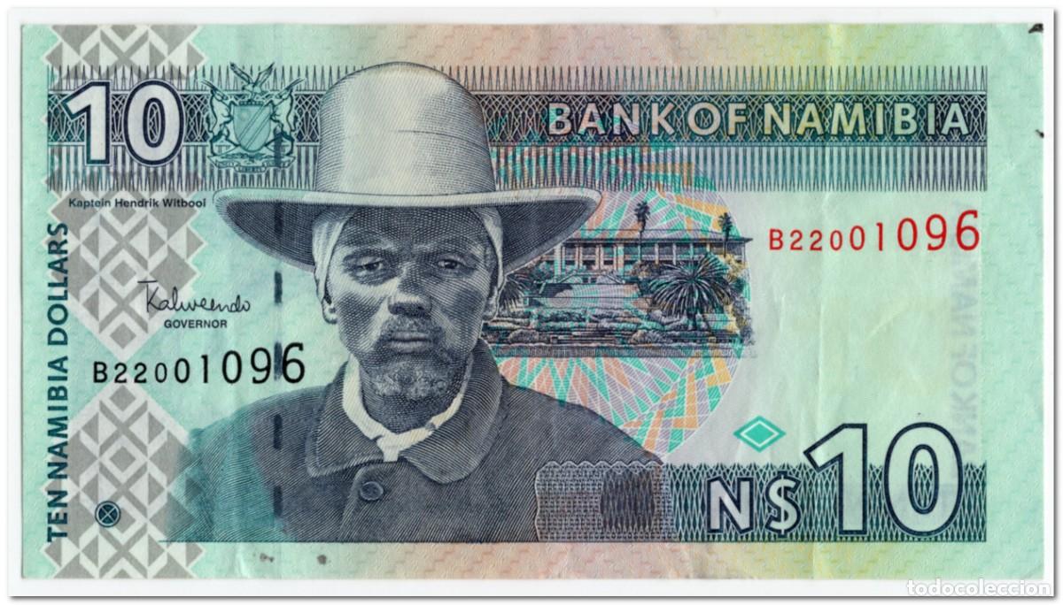 Billetes extranjeros: NAMIBIA,10 NAMIBIA DOLLARS,2001,P.4c,VF