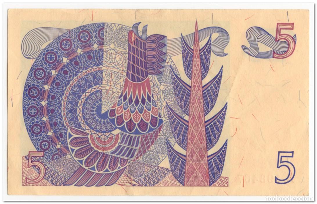 Billetes extranjeros: SWEDEN,5 KRONUR,1981,P.51d,aXF - Foto 2