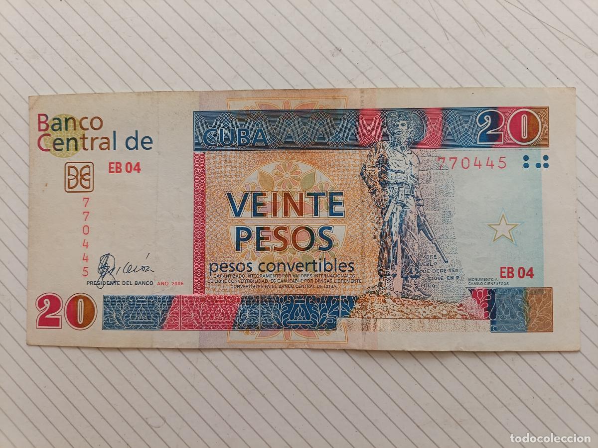 Billetes extranjeros: CUBA 20 Pesos Convertibles 2006