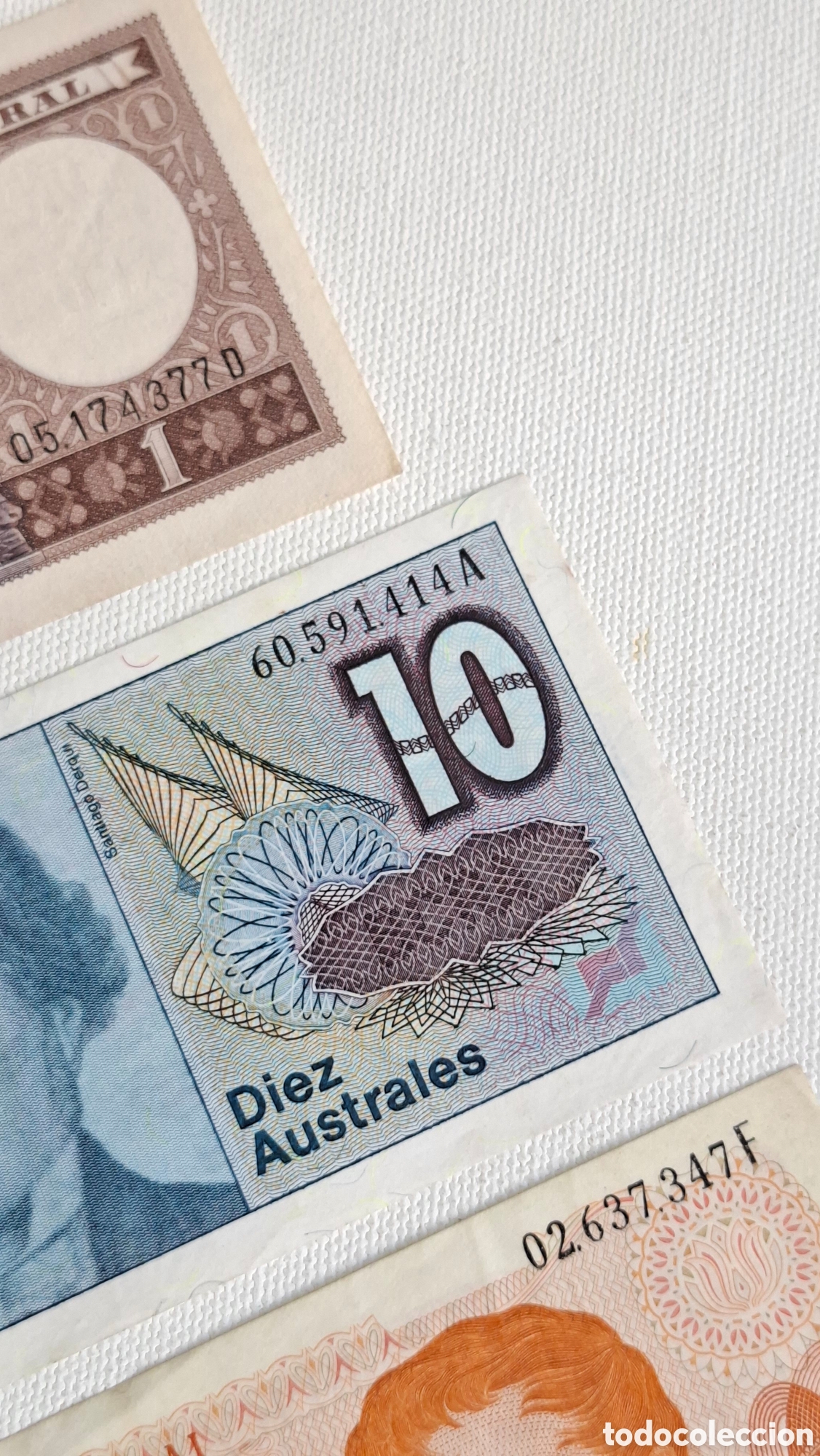 Billetes extranjeros: Lote Billetes Argentina sin circular UNC - Foto 3