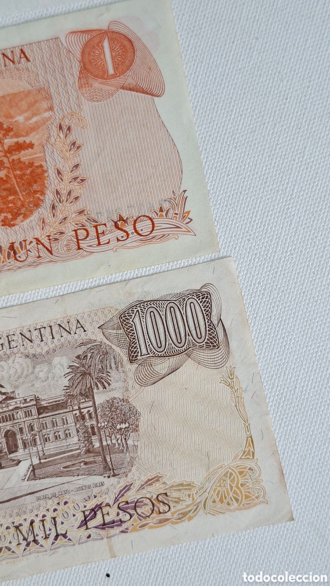 Billetes extranjeros: Lote Billetes Argentina sin circular UNC - Foto 14