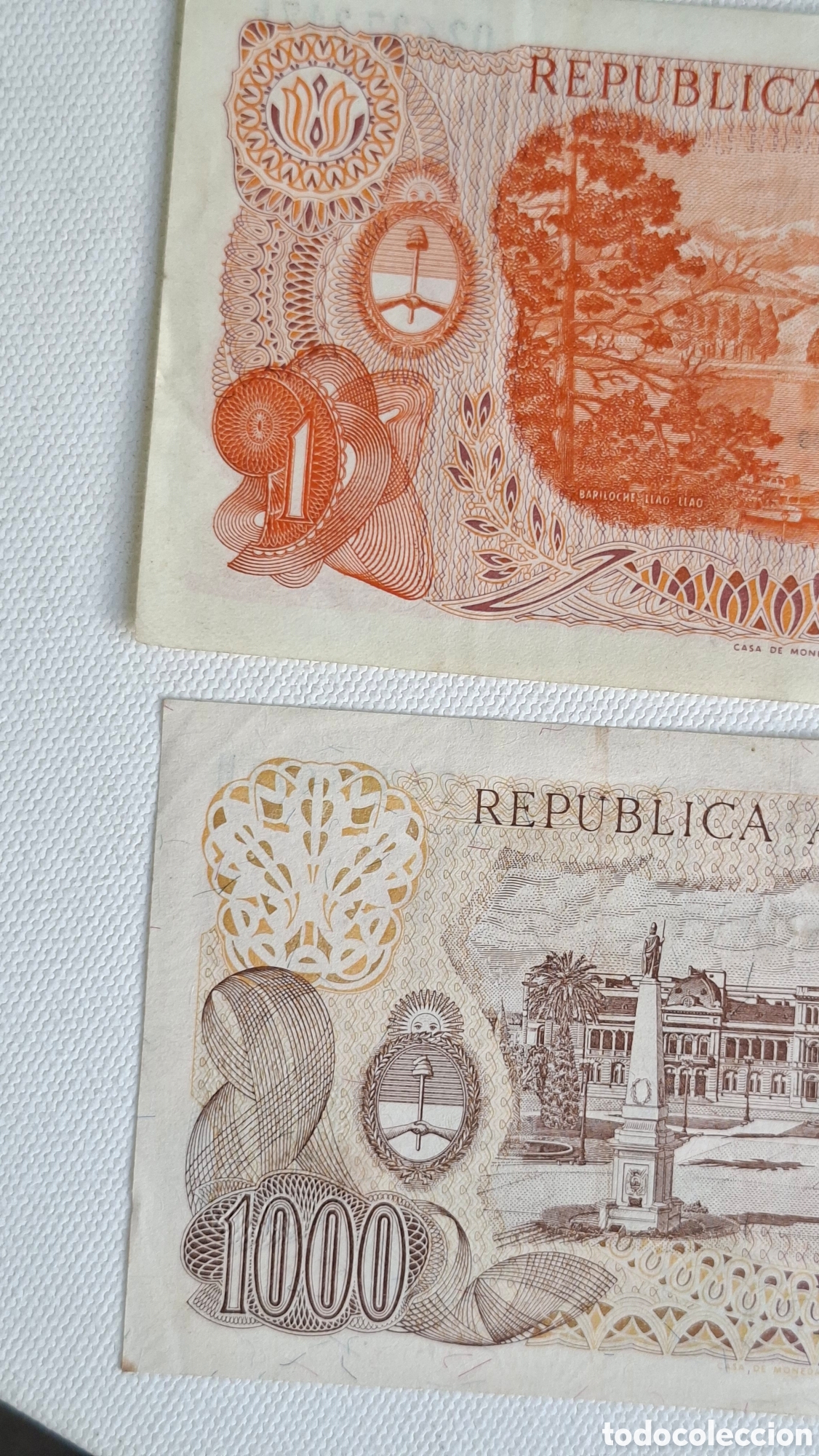 Billetes extranjeros: Lote Billetes Argentina sin circular UNC - Foto 15