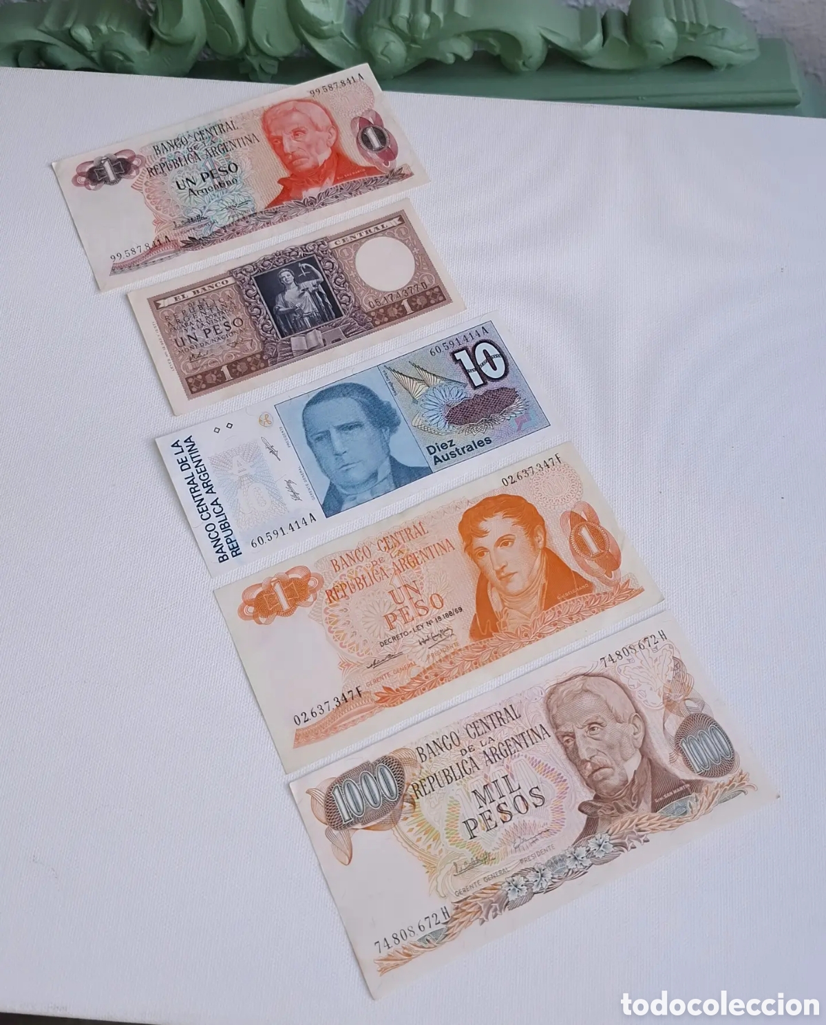 Notas Internacionais: Lote Billetes Argentina sin circular UNC