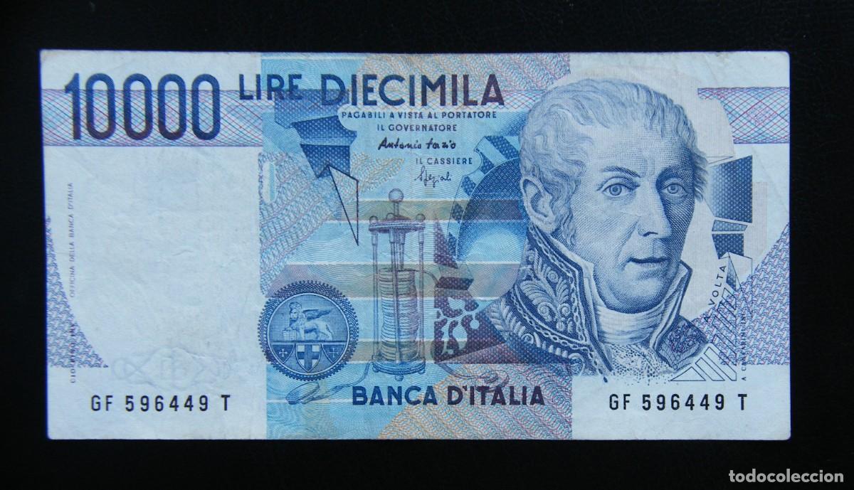 Banconote internazionali: ITALIA BILLETE DE 10.000 LIRAS 1984 CIRCULADO