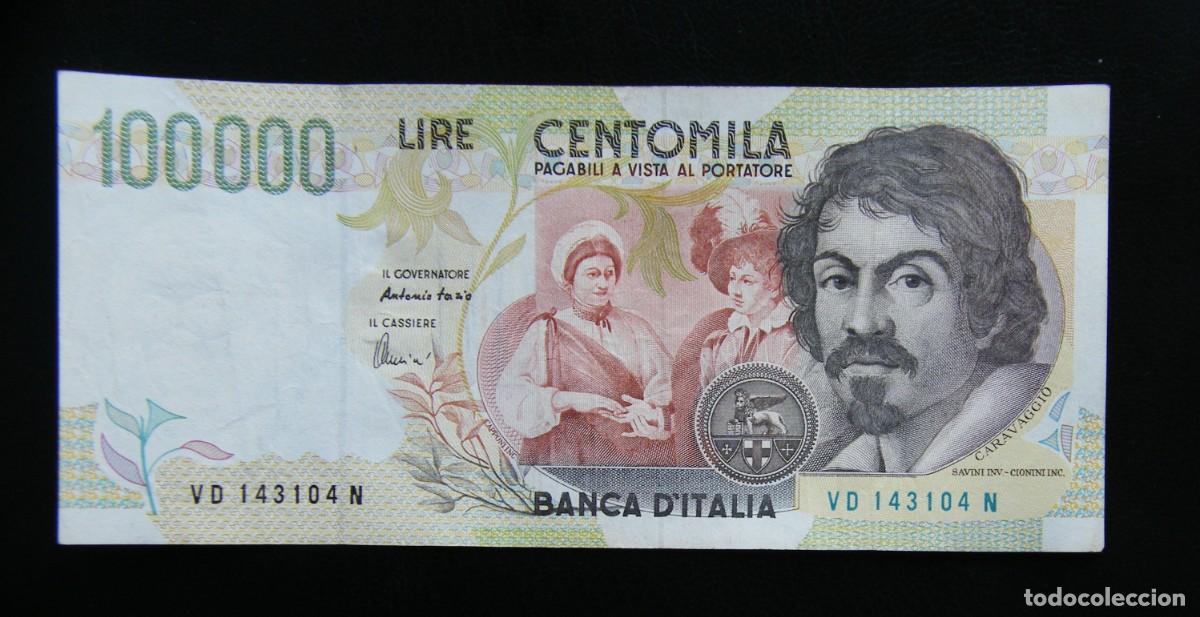 Notas Internacionais: ITALIA BILLETE DE 100.000 LIRAS 1994 EXCELENTE