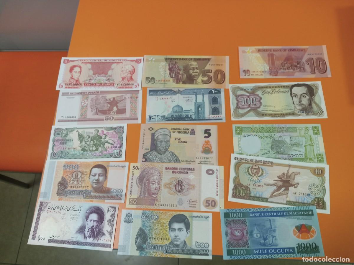 Internationale Banknoten: 25 BILLETES DIFERENTES, LOTE 2