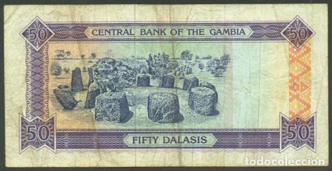 Billetes extranjeros: GAMBIA. 50 dalasis (1989). Pick 15. - Foto 2
