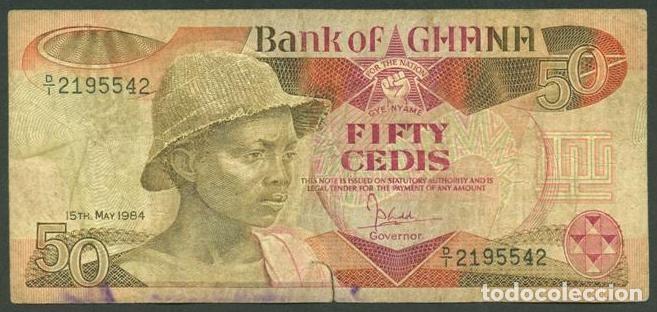Billetes extranjeros: GHANA. 200 cedis 15.5.1984. Pick 25