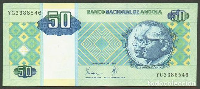 Billetes extranjeros: ANGOLA. 50 kwanzas 1999. Pick 146a.