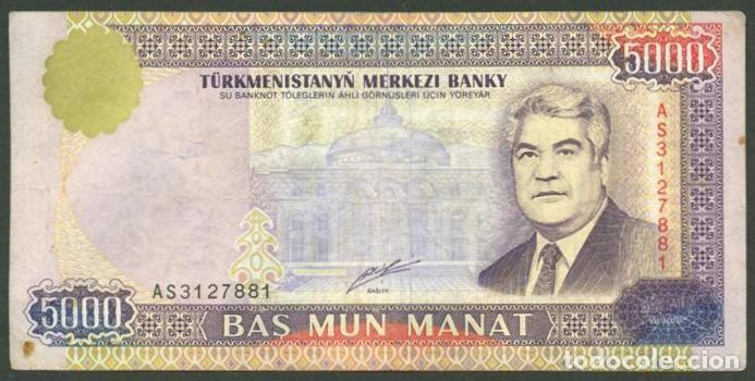 Billets internationaux: TURKMENISTAN. 5000 manat 2000. Pick 12 b.