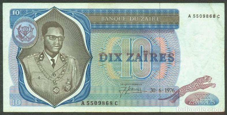 Billetes extranjeros: ZAIRE. 1 zaire 27.10.1976. Pick 23a.