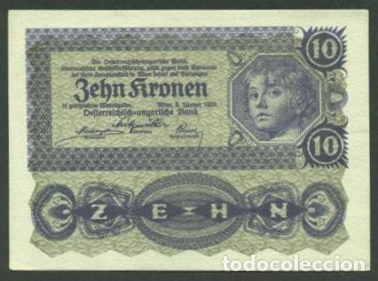 Billetes extranjeros: AUSTRIA. 10 kronen 1922. Pick 75. S/C - Foto 1