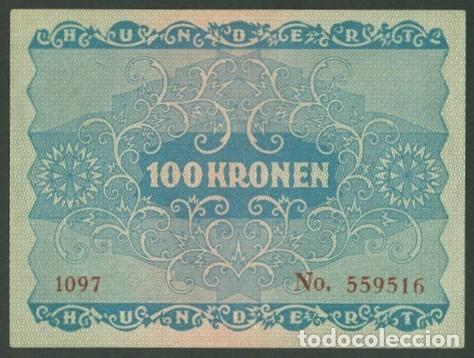 Billetes extranjeros: AUSTRIA. 100 kronen 1922. Pick 77. - Foto 2
