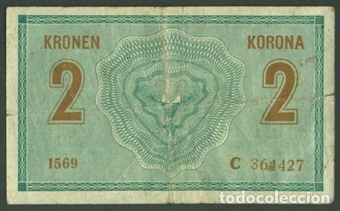 Billetes extranjeros: AUSTRIA. 2 kronen 1914. Pick 17b. - Foto 2