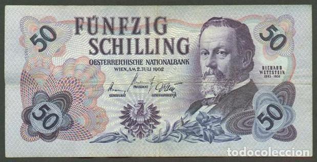Billetes extranjeros: AUSTRIA. 50 schilling 2.7. 1962. Pick 137.