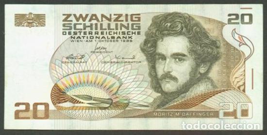 Billetes extranjeros: AUSTRIA. 20 schilling 1986. Pick 148.