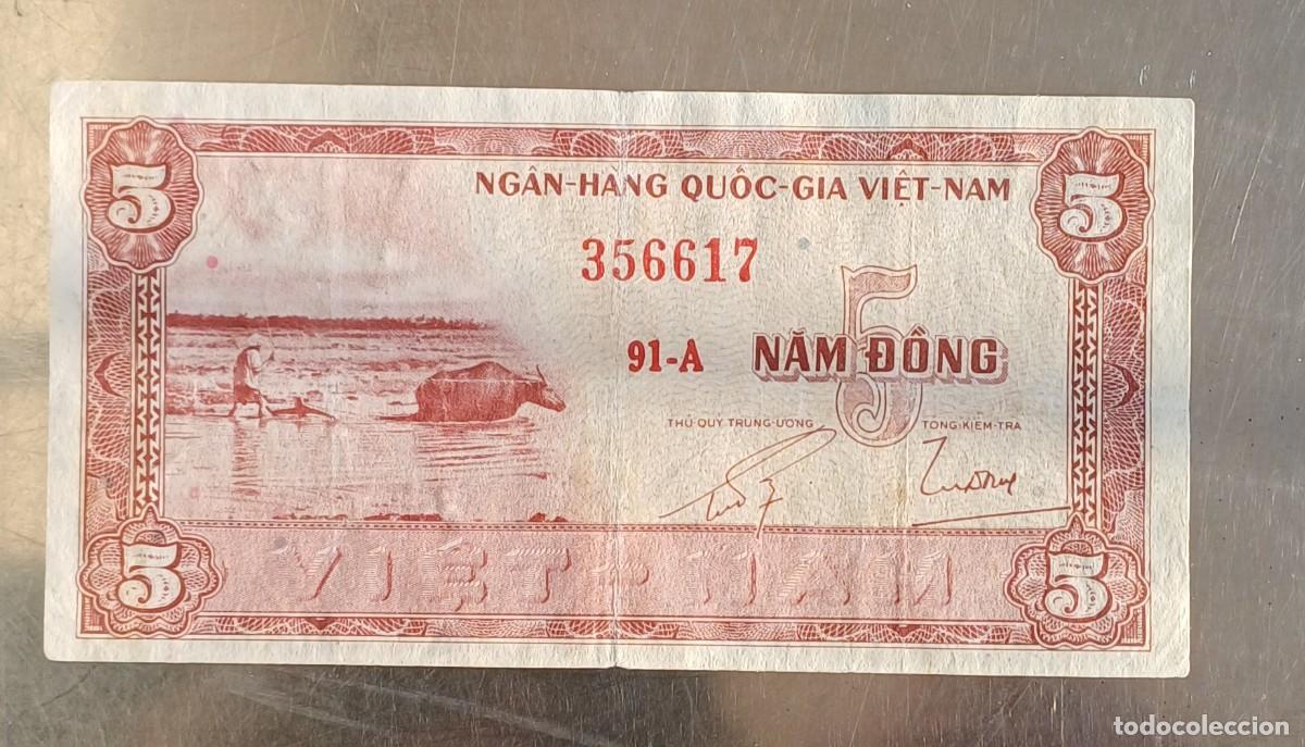 Billetes extranjeros: Vietnam 5 dong 356617 - Foto 1