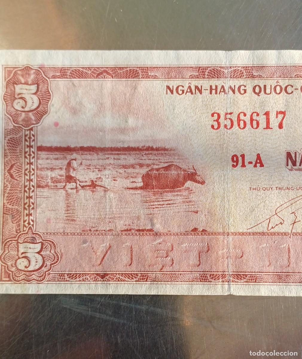 Billetes extranjeros: Vietnam 5 dong 356617 - Foto 2