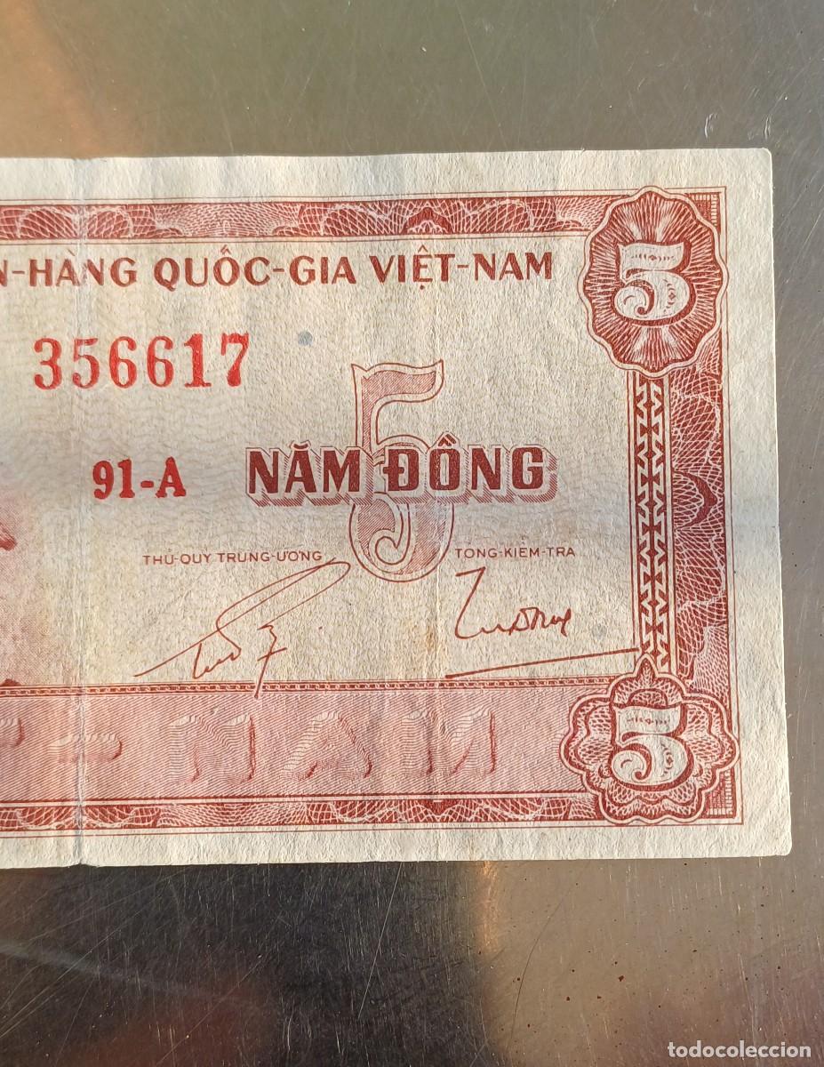 Billetes extranjeros: Vietnam 5 dong 356617 - Foto 3