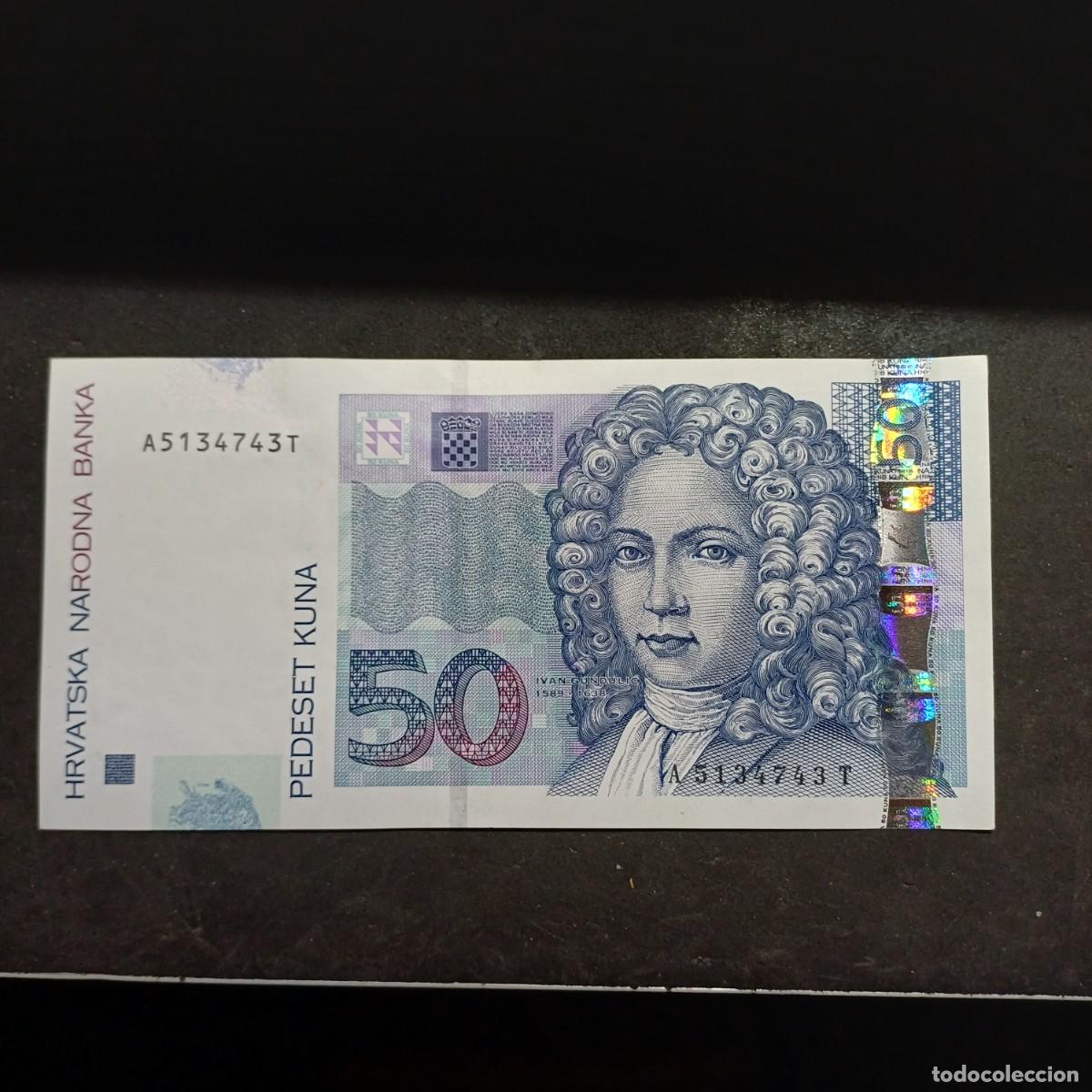 Billetes extranjeros: Croacia billete 50 kunas 2012