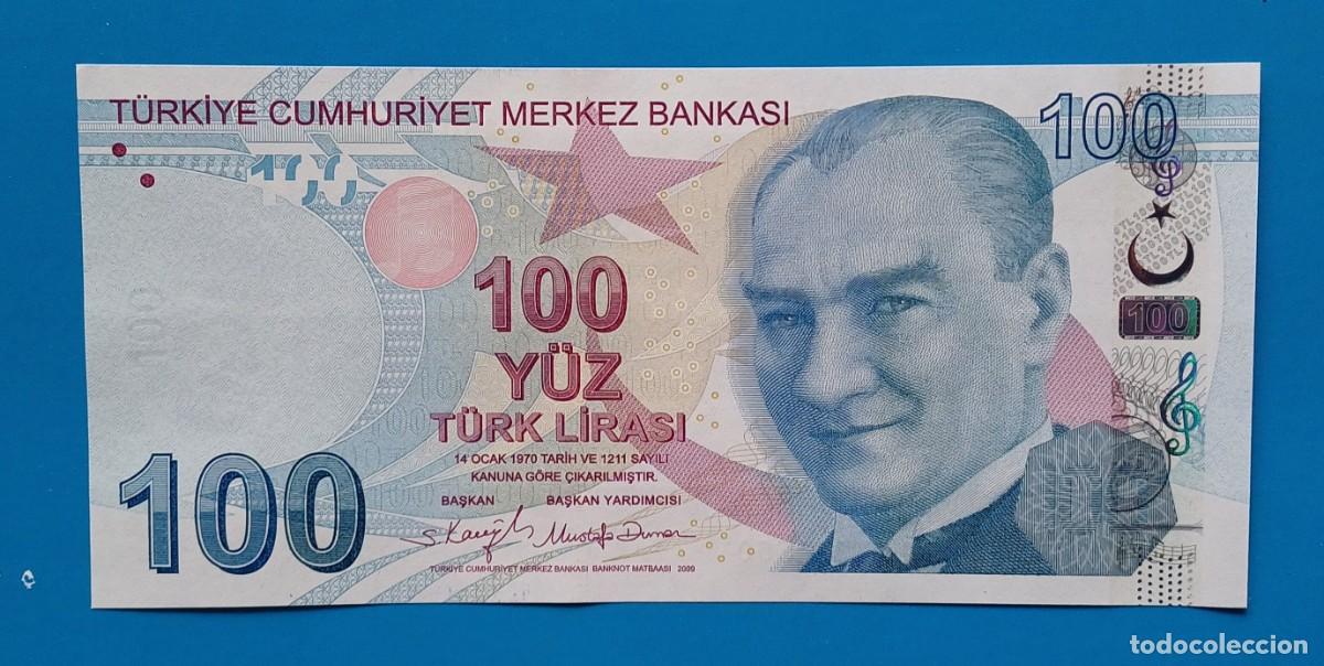 Billetes extranjeros: Turqu&iacute;a billete 100 liras - Foto 1