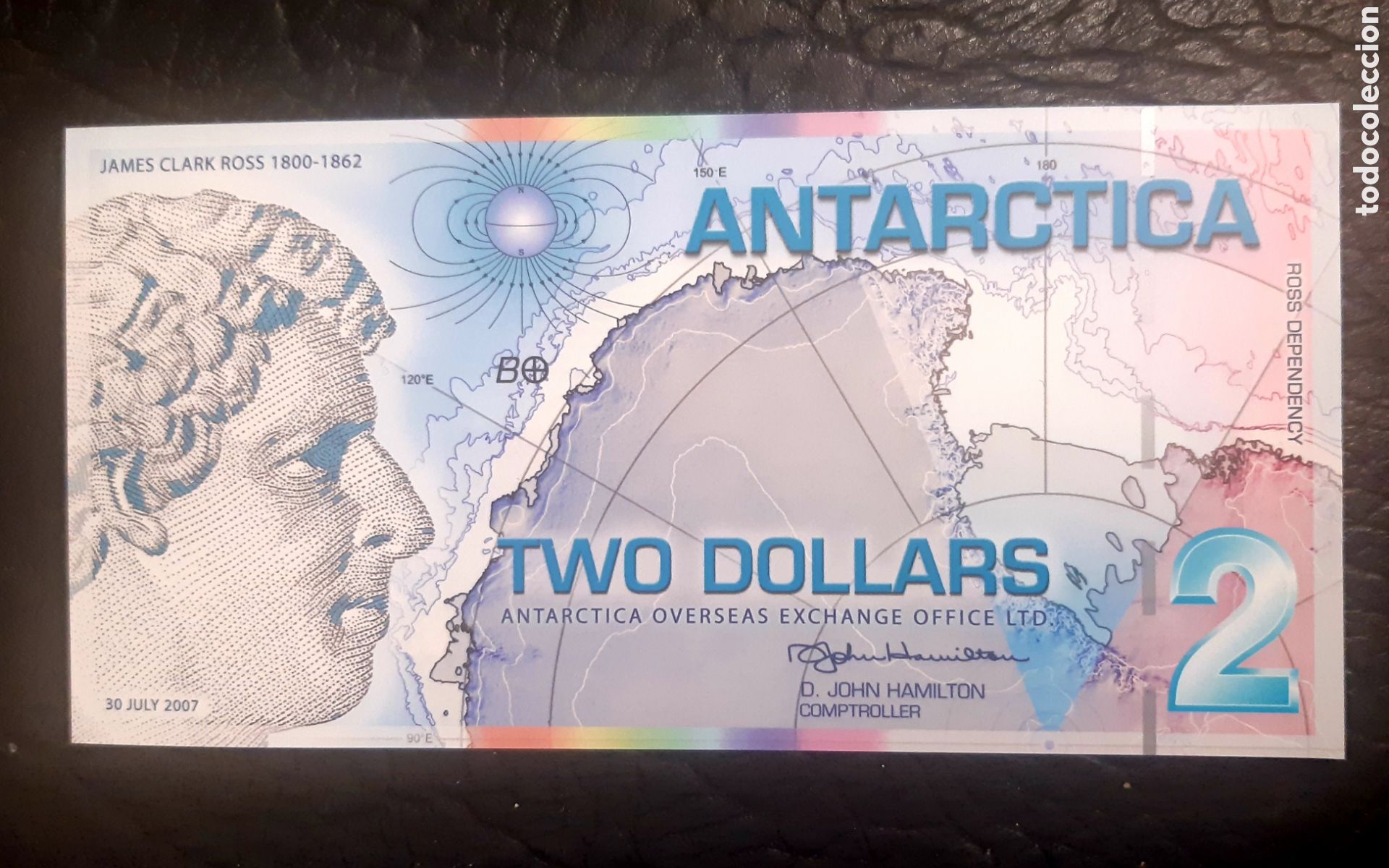 Billetes extranjeros: Billete Antarctica 2 D&oacute;lares sc - Foto 1
