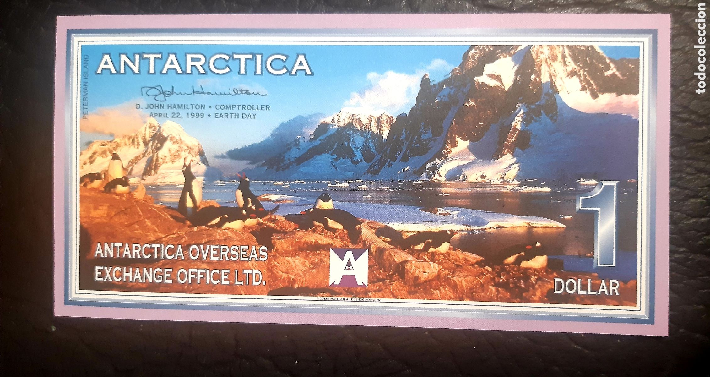 Billetes extranjeros: Billete Antarctica 1 Dolar sc - Foto 1