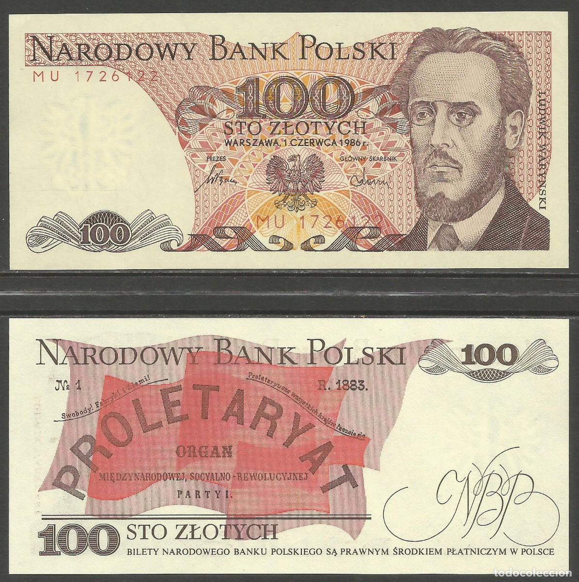 Billetes extranjeros: POLONIA - 100 ZLOTYCH 1986 - S/C - VISITA MIS OTROS ART&Iacute;CULOS - COMBINA CON OTROS ART&Iacute;CULOS IGUALES