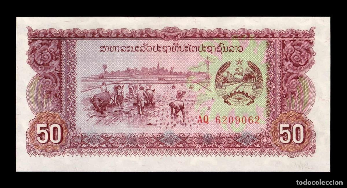 Billetes extranjeros: Laos 20 Kip 1979 Pick 29b Sc Unc - Foto 1