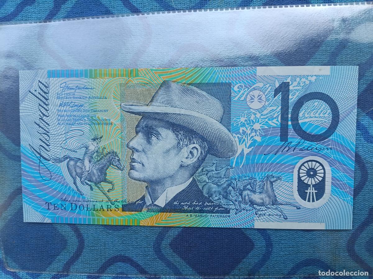Billetes extranjeros: Australia 10 dollars. Pol&iacute;mero - Foto 2